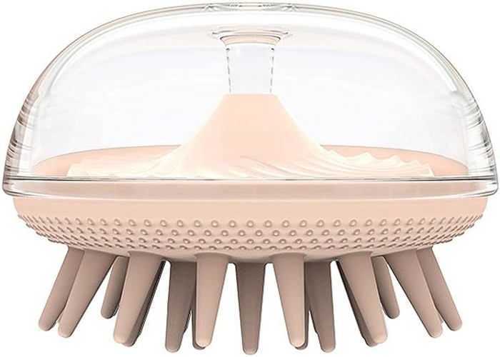 Comparer les prix de Brosse de bain en silicone pour chien, brosse à shampoing pour animaux de compagnie, brosse de massage pour poils longs et courts,