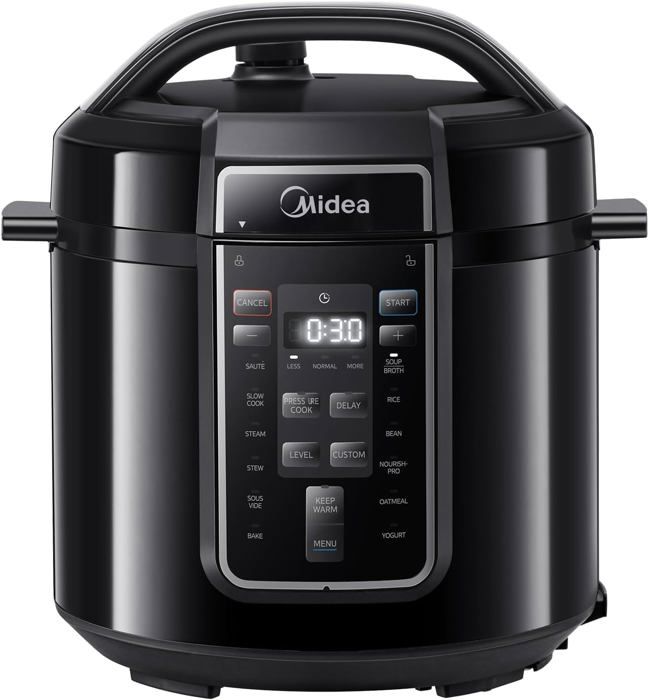Autocuiseur électrique Midea - 9-en-1, 6L, 12 Programmes