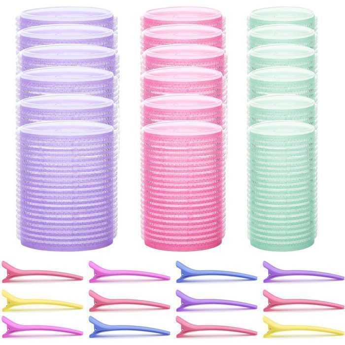 Bigoudis Rouleaux En Tulle 25mm - Lot De 12, Pour Cheveux Longs - Neuf Mezzo