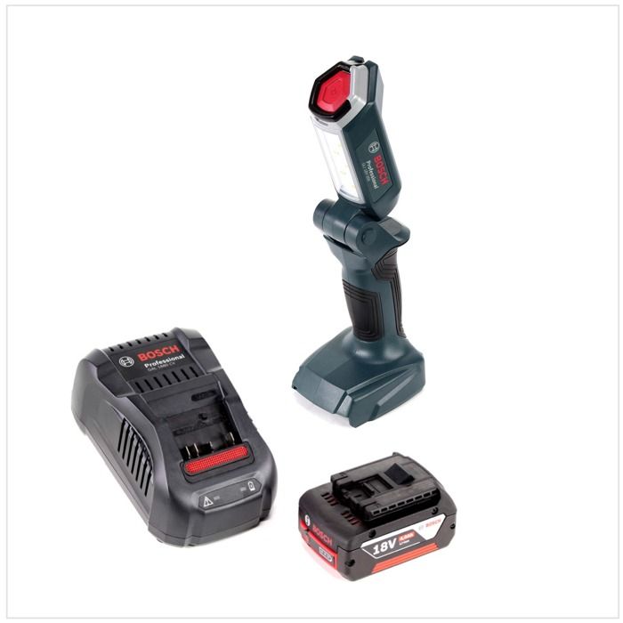 Lampe sans fil - Bosch Professional - GLI 18V-300 - 300 Lumen - LED - Batterie 4 0 Ah Lampe sans fil - Bosch Professional - GLI 18V-300 - 300 Lumen - LED - Batterie 4 0 Ah