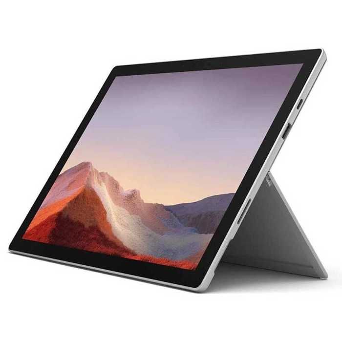 PC Portable Microsoft Surface Pro 7 12 – 8 Go / 256 Go SSD – i5-1035G4 1.1 GHz – Argent – Grade B Sans clavier et sans chargeur