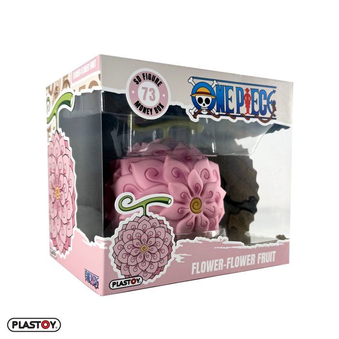 Tirelire PLASTOY One Piece Flower Flower Fruit Plastique 12 cm