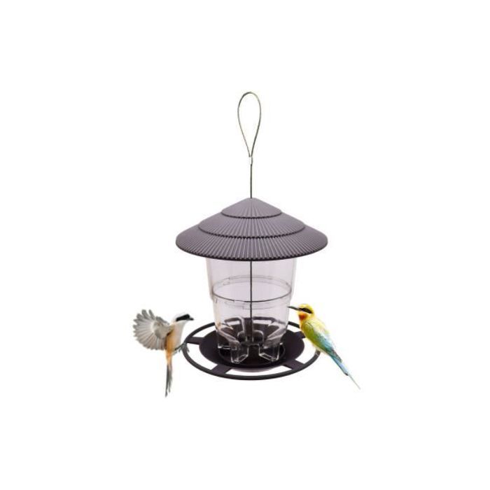 Mangeoire à Oiseaux Exterieur Mangeoire Oiseaux Suspendue Grande Capacité Distributeur Graines Oiseaux Maison Oiseaux Exterieur.