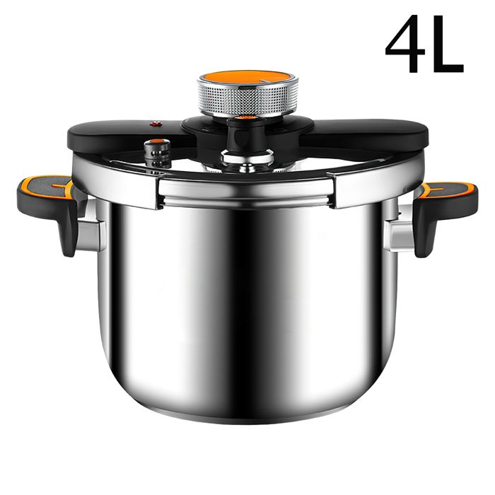 Autocuiseur 4 litres multifonctionnel - antidéflagrant - compatible avec les cuisinières à gaz - acier inoxydable