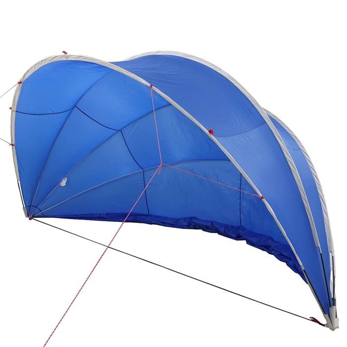 Dôme de piscine pliable - vidaXL - 472x460x229 cm - Bleu - Polyester avec revêtement PU - Résistant à leau