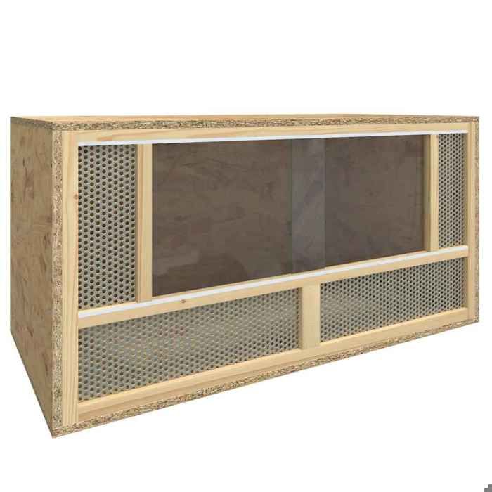 Multicolore Terrarium Bois dingénierie - Vue claire - 80x40x40 cm A2153