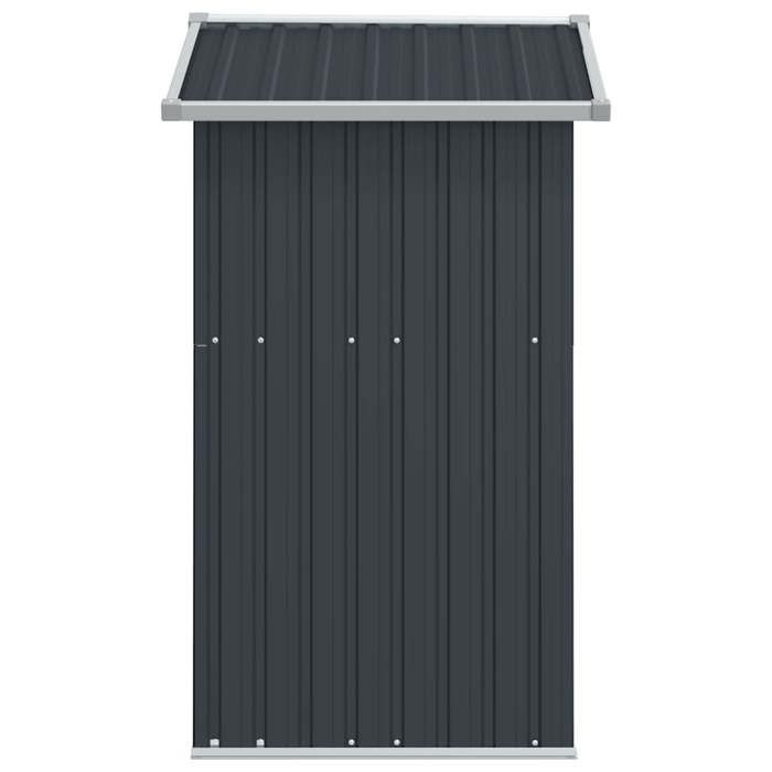 Promotion mars * Cabinet DE JARDIN - YUNYAN - Anthracite Abri de jardin - MEUBLE JARDIN - Anthracite 126x975x177cm Acier galvani