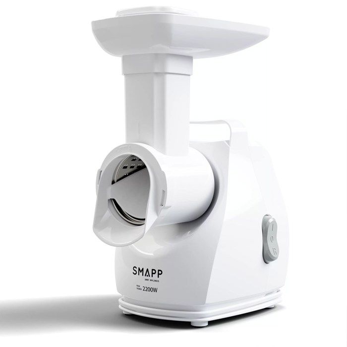 Machine à moudre avec râpe - SMAPP - 490.81 - 2200W - 2 5 kg/min - 4 râpes inox Machine à moudre avec râpe - SMAPP - 490.81 - 2200W - 2 5 kg/min - 4 râpes inox