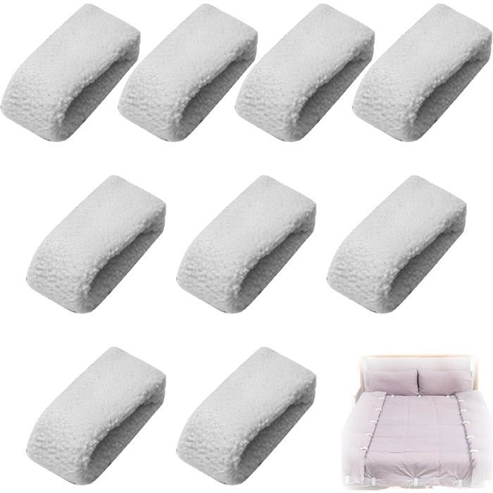 9 Pcs Attache Couette Pince Drap Housse Sans Aiguille Enfile Couette Pince Couette Attaches De Couette Pince Housse De Couette Pou