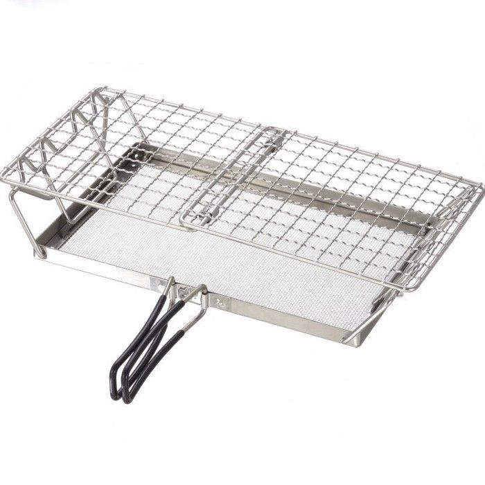 Réchaud de Camping grille-pain pliable et Portable en acier inoxydable grille-pain dextérieur pour pique-nique