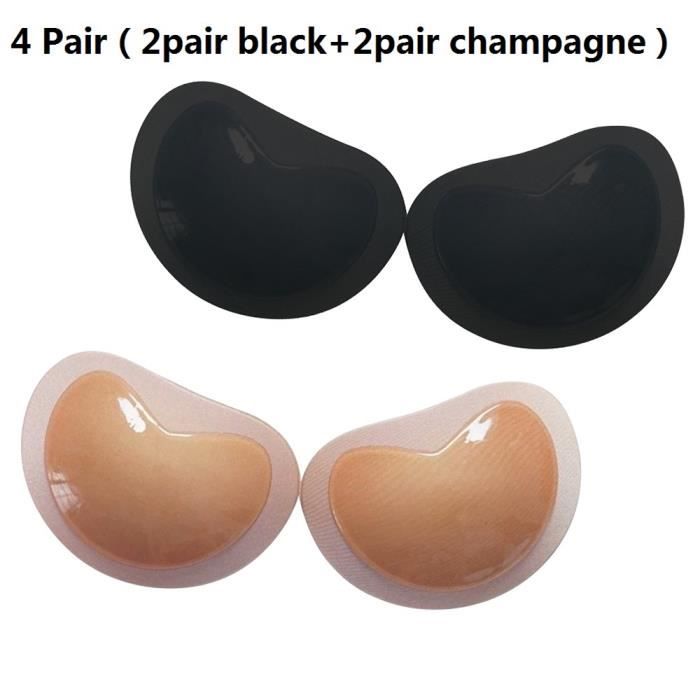 Prothèses Mammaires En Silicone Gouttelettes D'eau - Auto-adhésives, Taille Unique, Neuf
