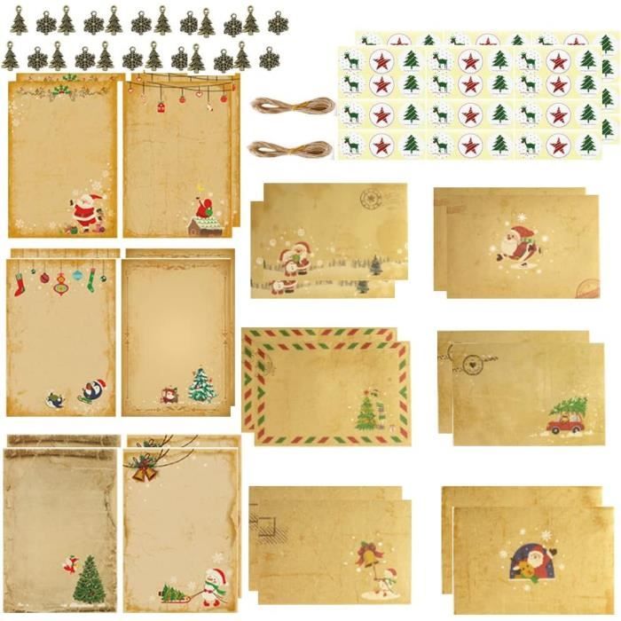 Kit Papier à Lettres Et Enveloppes - Motifs Floraux + Autocollants | Cadeau Amie