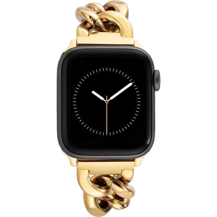 Bracelet - ANNE KLEIN - WK-101 - Doré - Métal - Compatible Apple Watch 38 mm