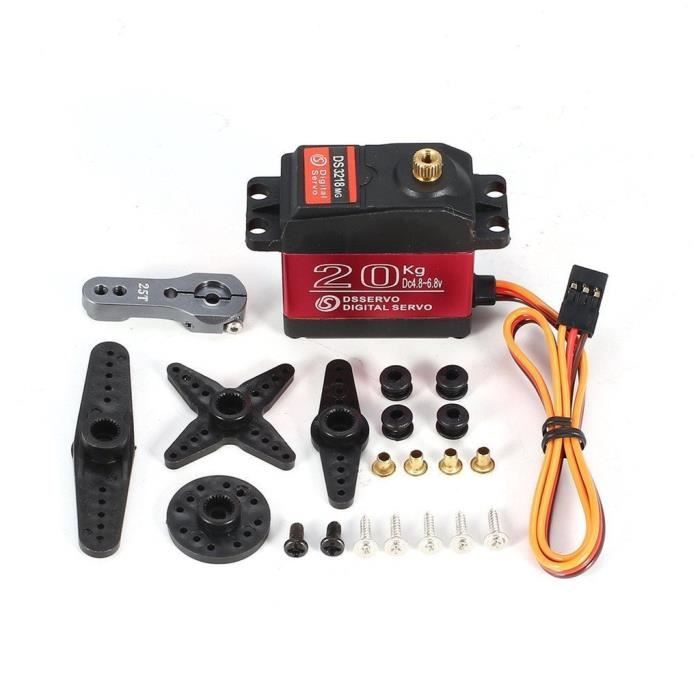 Goolsky DSSERVO DS3225 25KG Metal Gear High Torque Waterproof Digital Servo for RC Traxxas HSP Car Boat Helicopter Robot Airplane Goolsky DSSERVO DS3225 25KG Metal Gear High Torque Waterproof Digital Servo for RC Traxxas HSP Car Boat Helicopter Robot Airplane