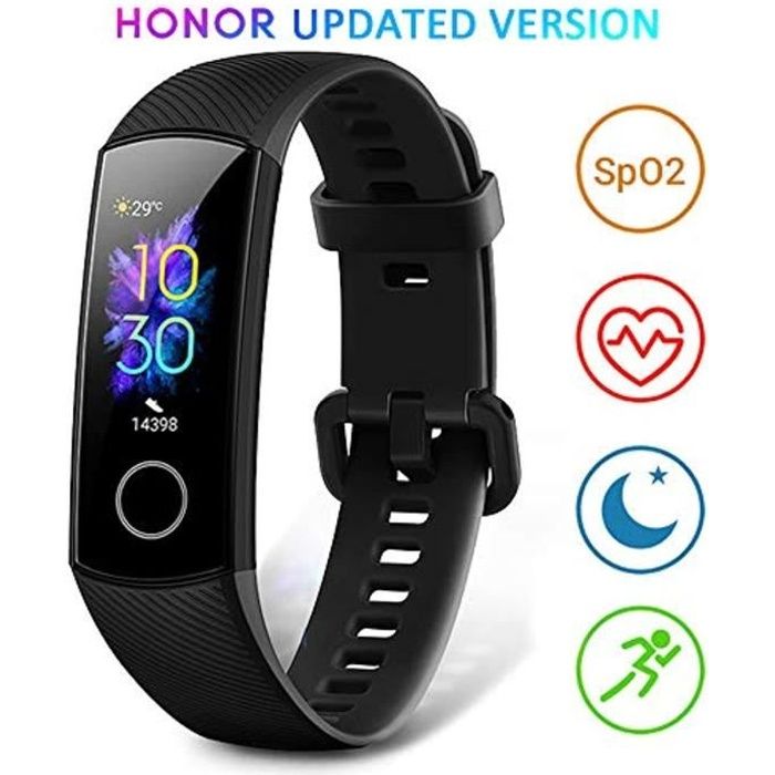 HONOR Band 5 Montre Connect e Bracelet Connect Podometre Cardio