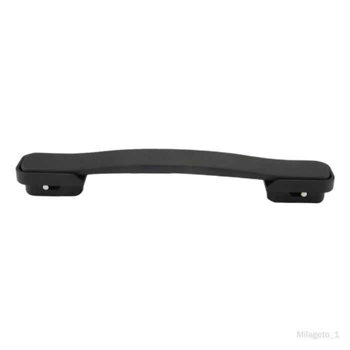 Uxcell Poignée De Valise De Remplacement 8,5 Pouces - Noir, Lot De 2 Avec Vis