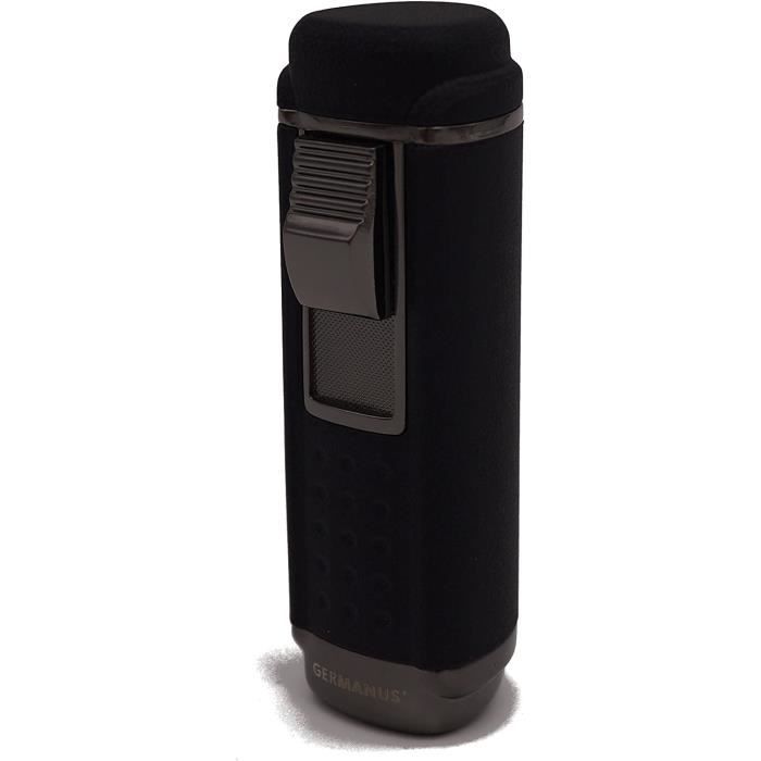 Briquet à gaz à Jet métallique plus fort 4 flammes Butane torche à