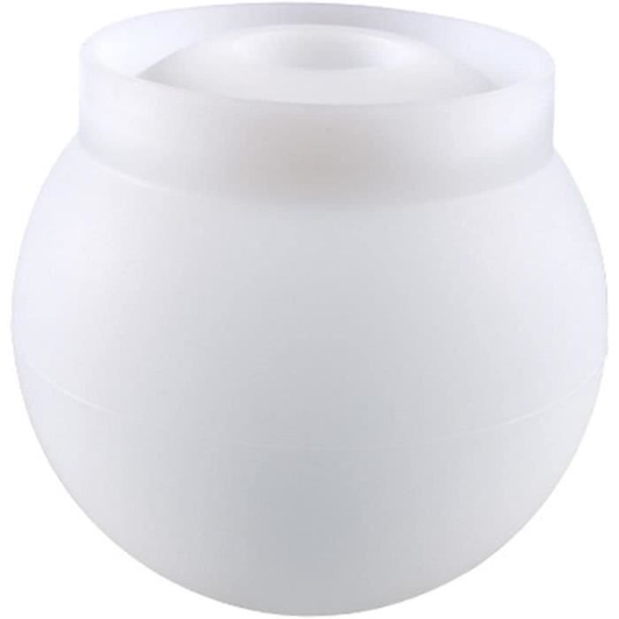 SANON Lot de 3 moules en silicone pour pot de fleurs, béton, plâtre, ciment, semis et petits