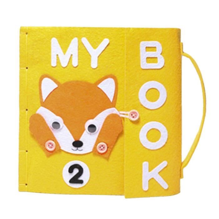 Education De La Petite Enfance Livre En Tissu Non Tisse Tissu Fait Main Bricolage Mon Deuxieme Livre 3 Bouteilles De Colle Cdiscount Puericulture Eveil Bebe