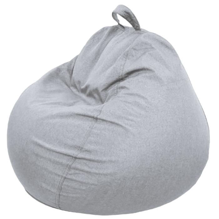 Pouf poire déhoussable gris 80 x 70 cm - Fauteuil Canapé Coussin de Sol Pouf dintérieur - Rempli de Mousse - Bananair Pouf poire déhoussable gris 80 x 70 cm - Fauteuil Canapé Coussin de Sol Pouf dintérieur - Rempli de Mousse - Bananair