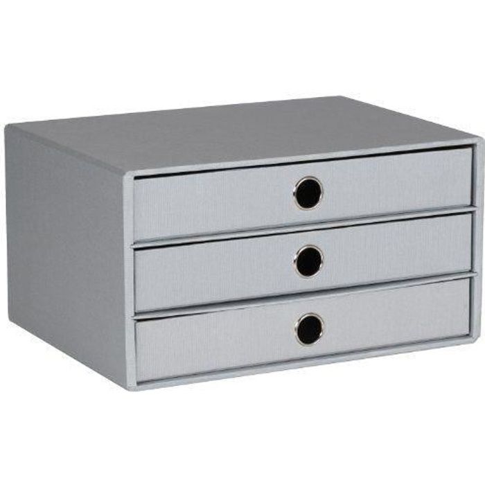 Rossler Soho Petit Meuble De Rangement 3 Tiroirs Neutre A4