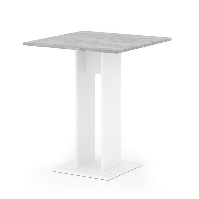 Table à manger EWERT VICCO table de cuisine table de salon table avec pied central 65 x 65 cm