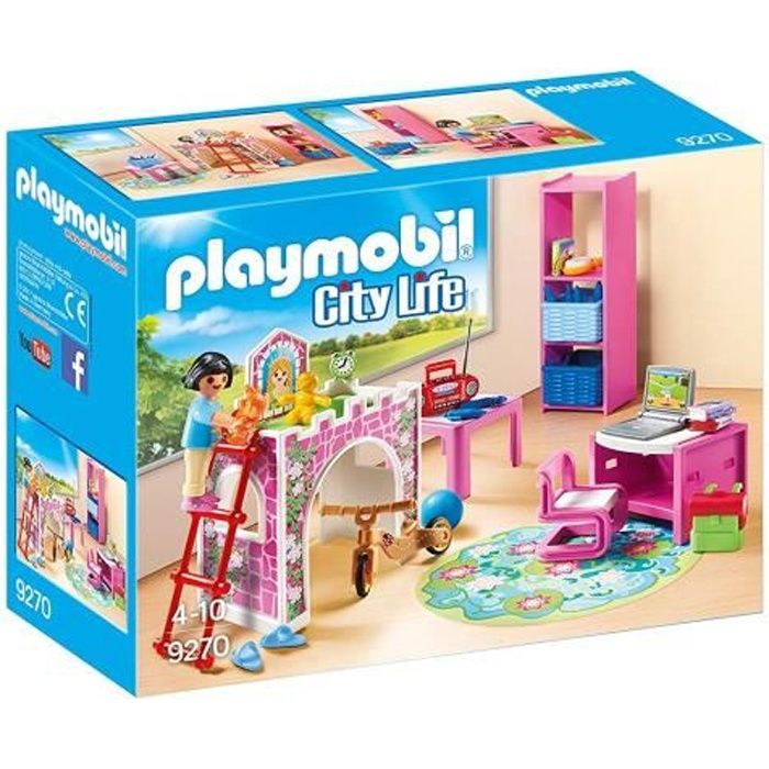 Playmobil Chambre d enfant 9270 Cdiscount Jeux Jouets