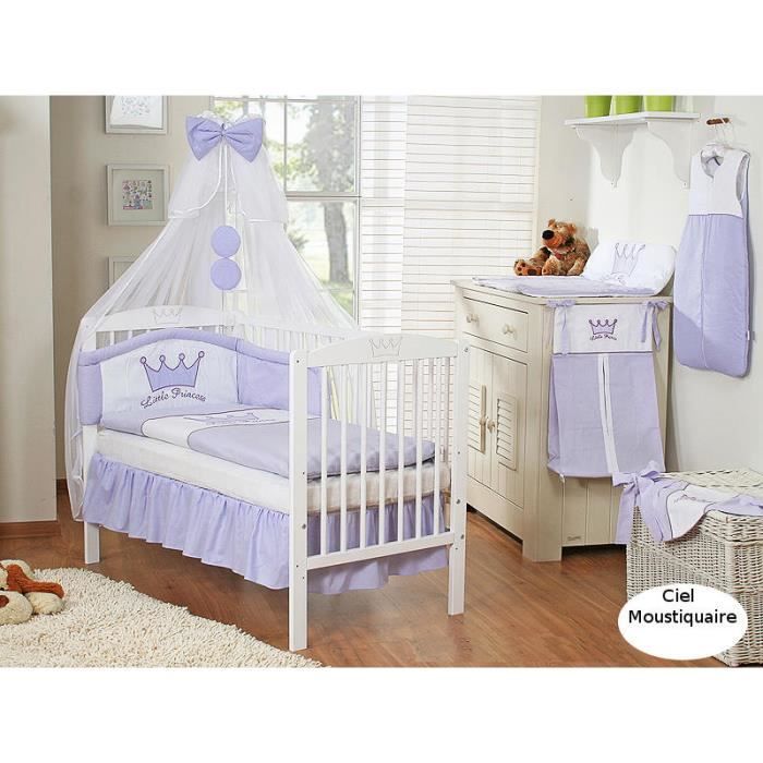 Parure Lit Bebe 7 Pieces 1 60 140 70 Princesse Cdiscount Puericulture Eveil Bebe
