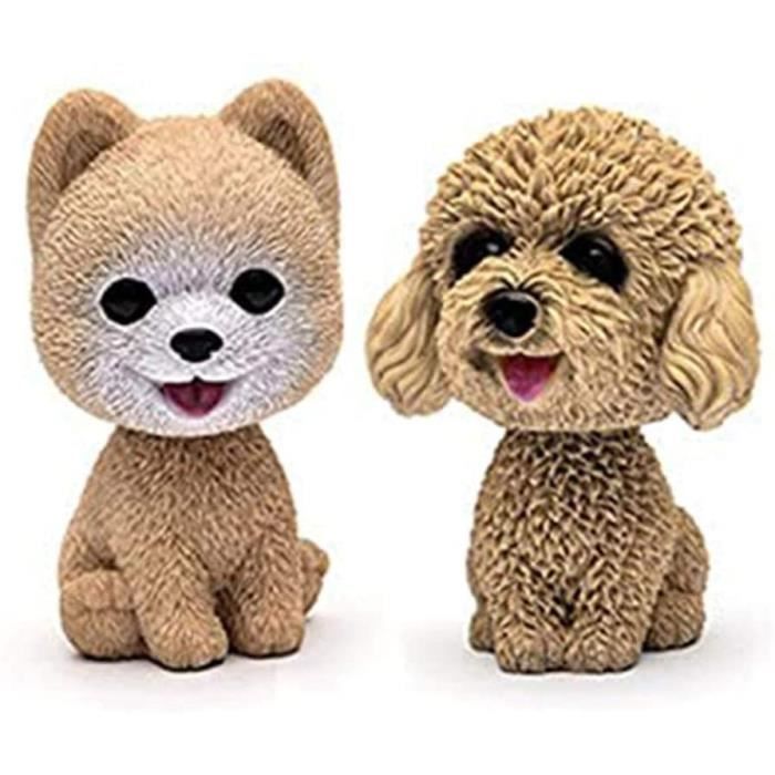 Lot de 2 décorations de voiture en forme de chien qui bouge la tête[56] Cdiscount Maison