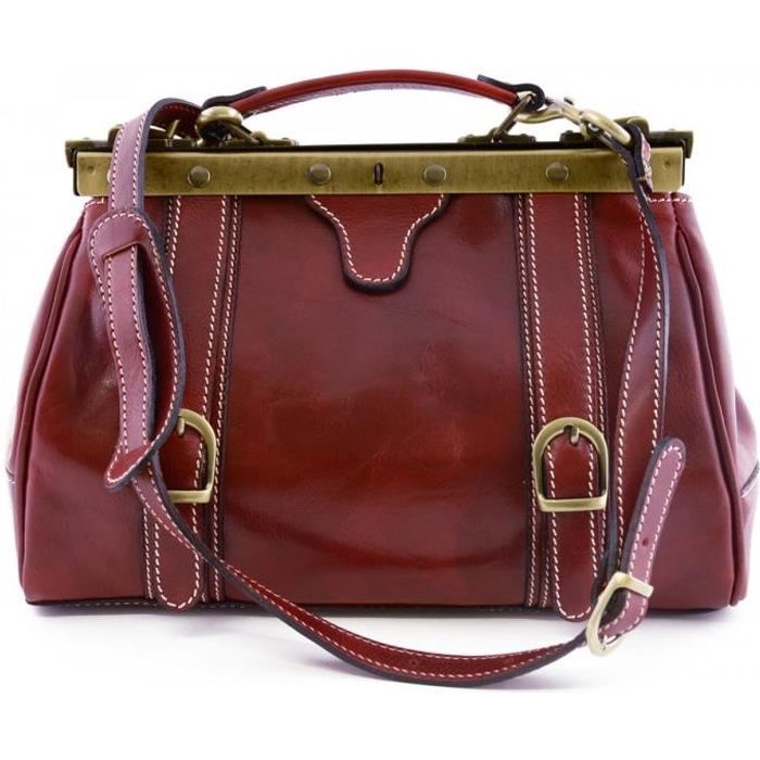 Sac medecin cuir deals
