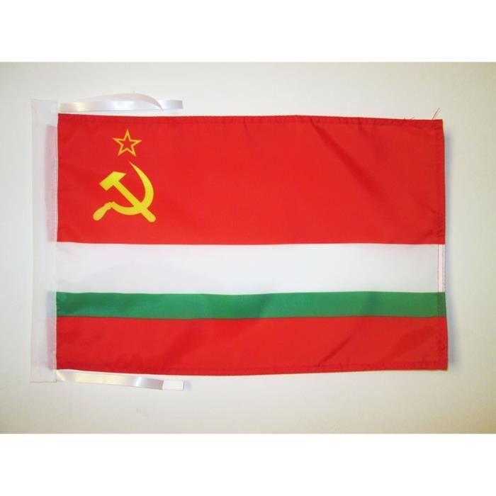 Drapeau Québec 45x30cm AZ FLAG - Polyester Haute Qualité - Bords Cousus Renforcés