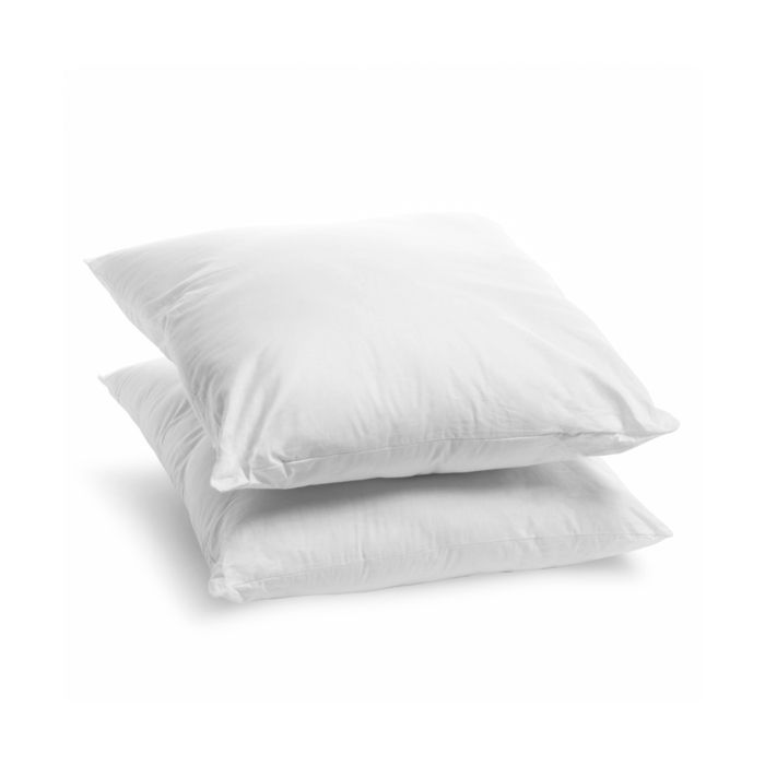Lot de 2 Oreillers Ferme Anti-acariens 60x60cm - Traitement Naturel Antibactérien et anti-odeurs - BLEU CALIN