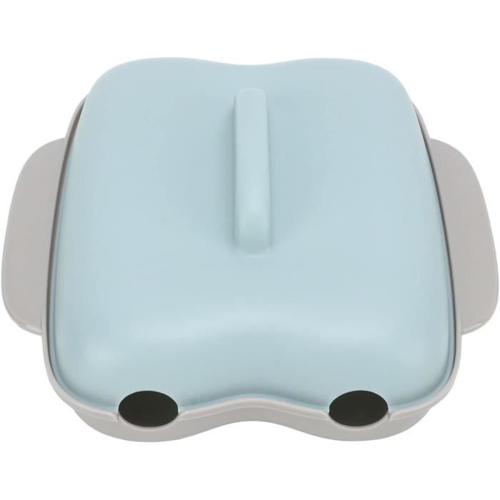 Plat Cuisson Vapeur Micro-ondes - Grand Capacité (32.7x18 Cm) - PP Alimentaire Avec Couvercle - Pour Poisson, Raviolis, Bao