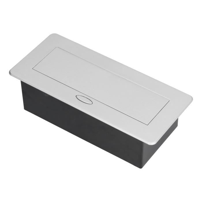 Bande D'alimentation Encastrable Avec USB C 20W Charge Rapide – 2 Prises + USB A – Longueur 6ft
