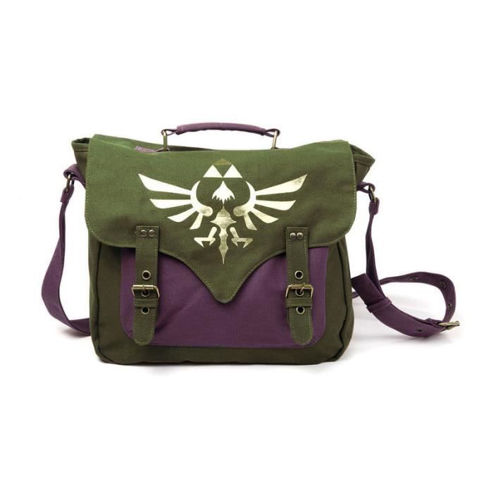 Sacoche Messenger Bag The Legend of Zelda 100 toile, avec bandoulière