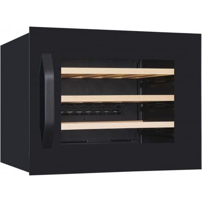 Cave à Vin Encastrable Combisteel 24 Bouteilles Noir Intégrable