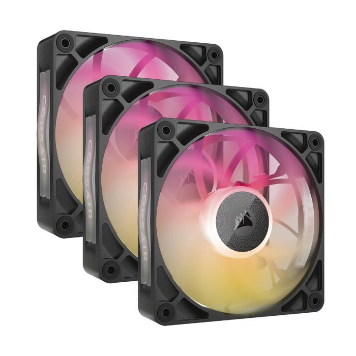 Refroidissement PC - CORSAIR - CO-9051034-WW - Kit de démarrage ventilateurs iCUE LINK RX120 RGB Max Triple Fan