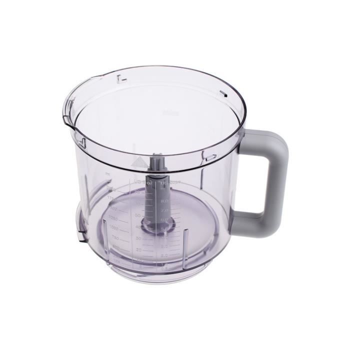 Bol récipient Braun - 2L - pour robot ménager K600/K650/K700/K750