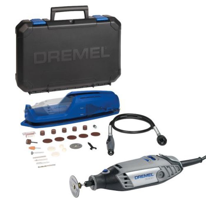 Outil multi-usage Dremel 3000-1/25 (130W), 1 adaptation, 25 accessoires