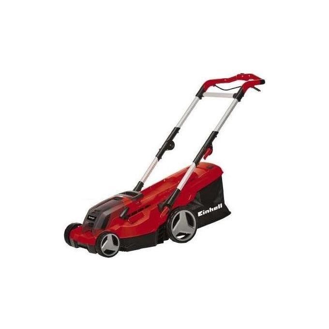 Einhell Tondeuse à gazon sans fil GE CM 3637 Li Solo Power X Change 36V largeur de coupe 37 cm jusqu’à 400 m2 bac collecteur 45 hauteurcoupe 25 75 mm vendue sans batterie