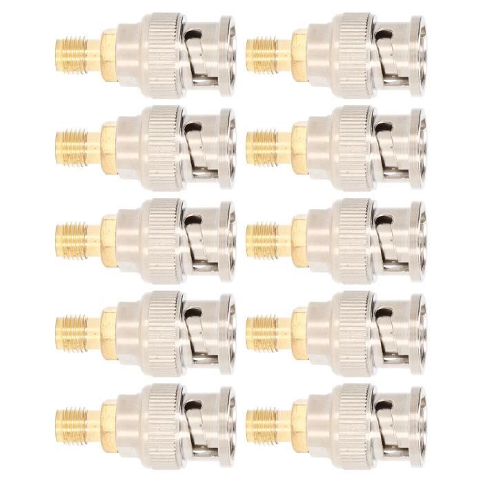 Adaptateur Connecteur RF BNC Femelle Vers N Mâle - Uxcell Laiton Nickelé 2pcs