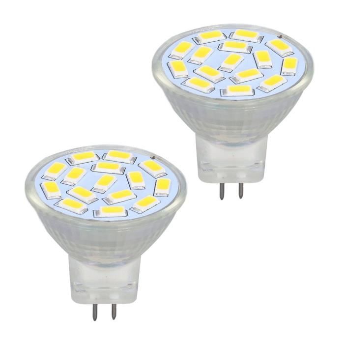 ESTINK ampoule MR11 Ampoule LED MR11 12V 3W, Base en céramique
