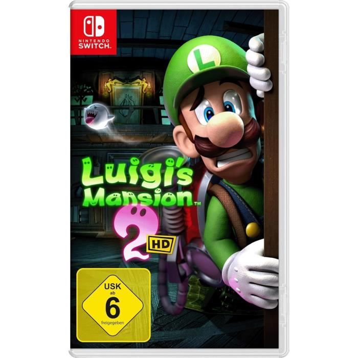 Jeu vidéo - Nintendo - Luigis Mansion 2 HD - Aventure - Jusquà 4 joueurs - PEGI 7+