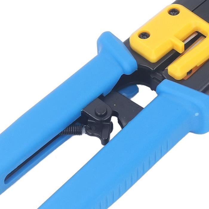 BESTonZON Pince à Sertir Câbles Réseau - Outil Multifonction Dénuder Sertir Plastique ABS