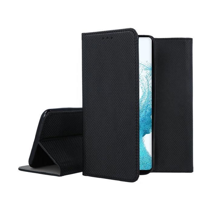 Housse pour Samsung Galaxy A54 5G - etui de protection portefeuille + film ecran - NOIR MAGNET