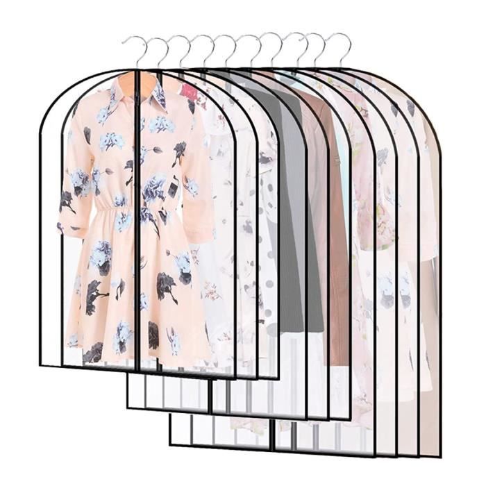Housses de Vêtements,Sacs de Protection PEVA AntiPoussière Transparent Housse Costume avec zip Housses de Vêtements,Sacs de Protection PEVA AntiPoussière Transparent Housse Costume avec zip