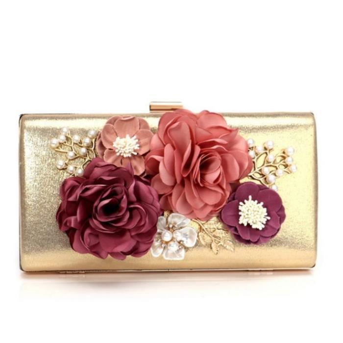 Trousse de maquillage personnalisée avec nom et fleur de naissance