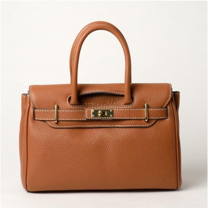 Sac à main Mac Douglas Pyla-Romy XXS Pyla-Romy-XXS-VG91-chatain 29,5 x 22 x 13 Marron Cognac