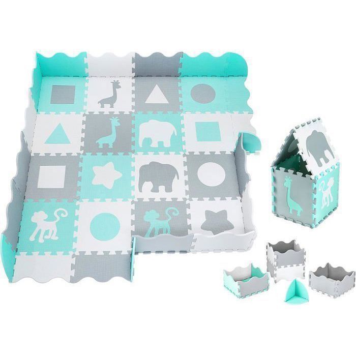 Tapis puzzle MOBY SYSTEM 150x150 cm Mousse EVA Antidérapant