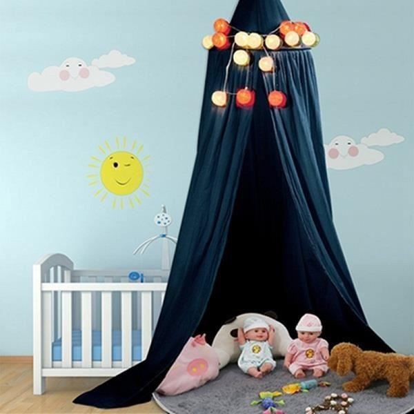 Kievano Ciel De Lit Arc-en-Ciel Rose Pour Enfant, Moustiquaire De Lit